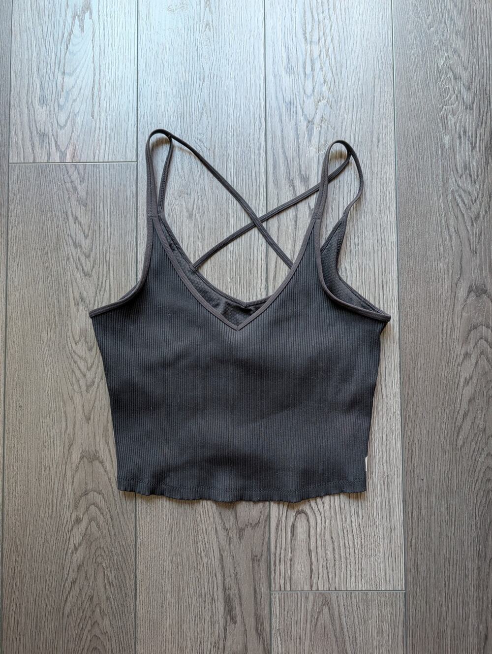 Women’s Vuori Clothing Rib Crop Tank, XL
